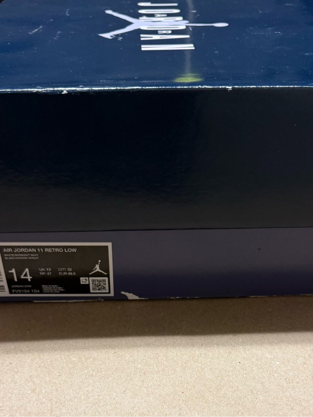 Nike Air Jordan 11 XI Retro Low Diffused Blue Mens size 14 Basketball Shoes Rare - Picture 6 of 6